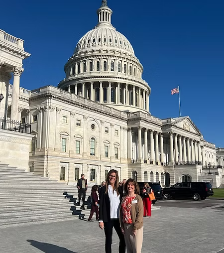 COSSBA leadership in front of the United States Capitol